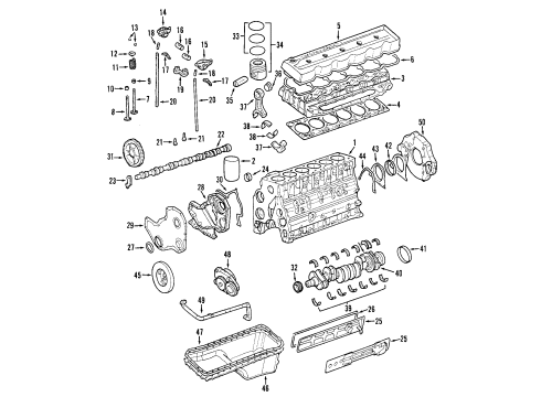 2007 Dodge Ram 2500 GASKET-TIMING CASE COVER Diagram for 68700302AA