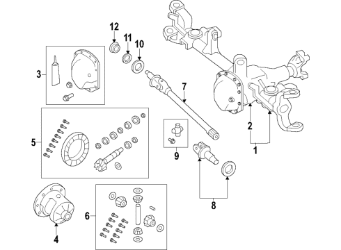 2023 Jeep Wrangler Shaft-Drive Diagram for 68404468AB