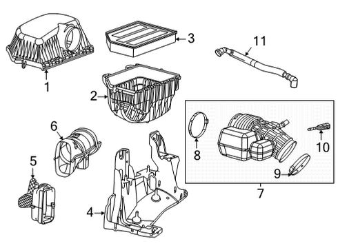 2024 Jeep Grand Wagoneer Clean Air Diagram for 68405359AB