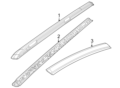 2022 Jeep Grand Wagoneer Luggage Carrier Diagram