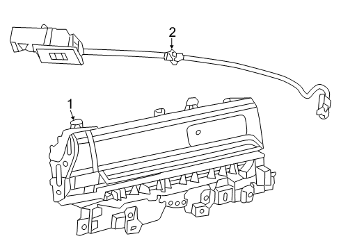 2023 Ram 3500 Glove Box Diagram 2