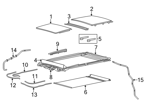 2022 Jeep Grand Cherokee WK Sunroof Diagram 1