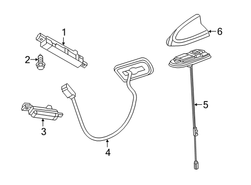 2021 Chrysler 300 Antenna & Radio Diagram