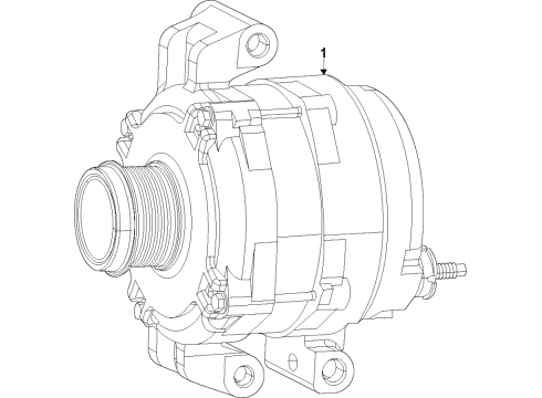 2021 Ram ProMaster City Alternator Diagram 1