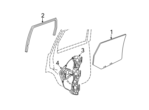 2022 Dodge Durango Rear Door Diagram 1