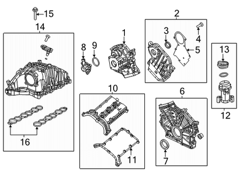 2022 Ram 1500 Valve & Timing Covers Diagram