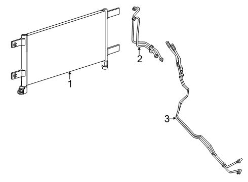 2021 Ram 3500 Trans Oil Cooler Diagram 1