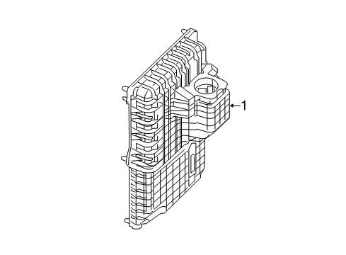 2021 Ram ProMaster City Transaxle Parts Diagram