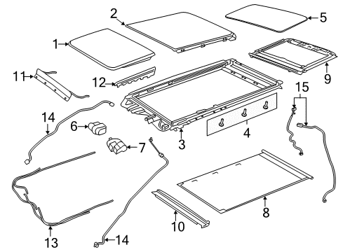 2024 Chrysler Pacifica Sunroof Diagram