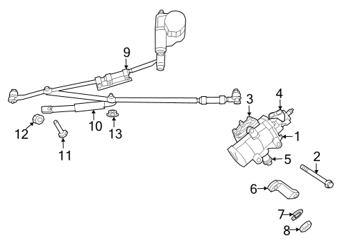 Gear Kit-Power Steering Diagram for 68170214AA