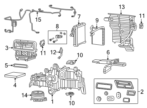 2022 Ram 1500 Blower Motor & Fan Diagram