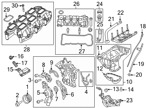 2019 Dodge Challenger WATER Diagram for 5184498AN