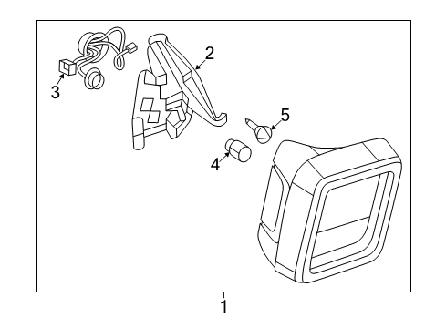 2024 Jeep Wrangler Lamp-Tail Diagram for 68544531AA