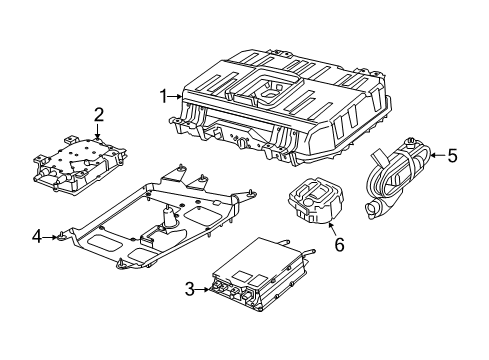 2022 Chrysler Pacifica BATTERY CHARGER Diagram for 68458192AB