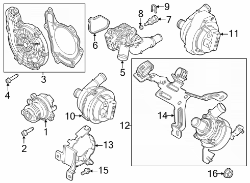 2024 Dodge Hornet Water Pump Diagram 1