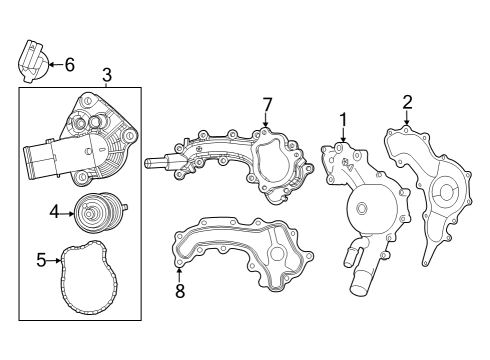 2022 Jeep Grand Cherokee Water Pump Diagram 3