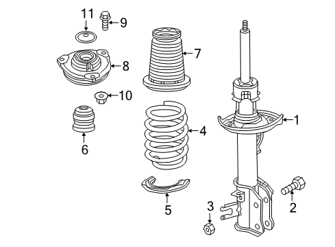 2023 Jeep Compass SPRING-FRONT COIL Diagram for 68448291AA