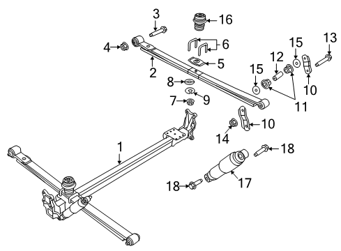 2014 Ram ProMaster 2500 SPRING Diagram for 68623664AA