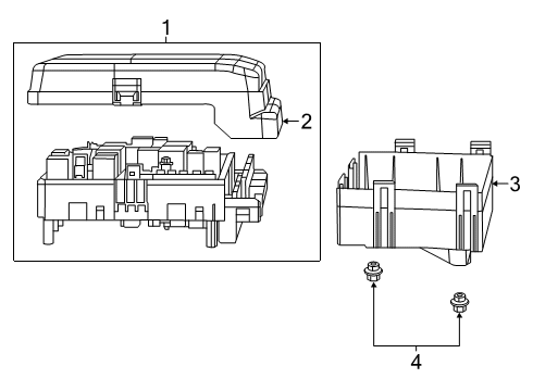 2021 Ram 1500 Pdc Diagram for 68467660AA