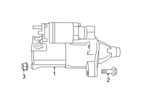 2023 Jeep Wrangler Starter Diagram 3