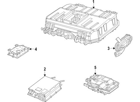 2022 Chrysler Pacifica Battery, Cooling System Diagram 1