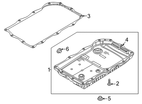 2023 Dodge Durango WITH TORQUE CONVERTER Diagram for 68271048AD