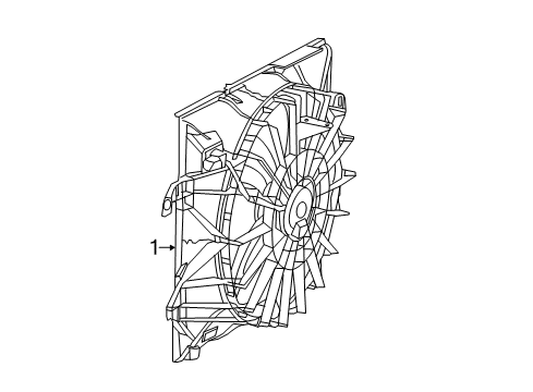 2023 Ram 1500 Classic Cooling System, Radiator, Water Pump, Cooling Fan Diagram 1