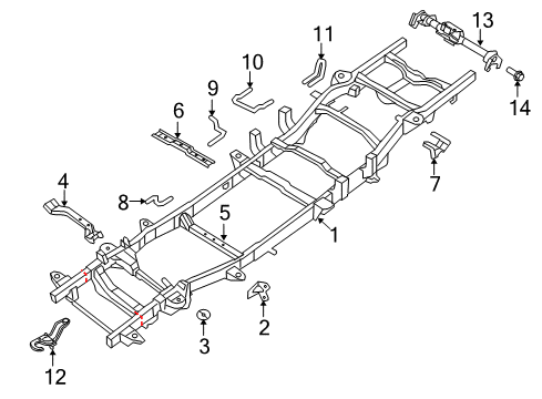 2022 Ram 1500 Classic Frame & Components Diagram 5