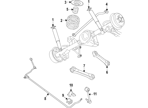 2021 Jeep Gladiator SUSPENSION Diagram for 68496391AC