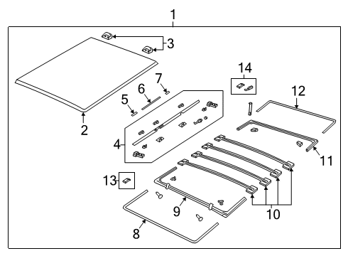 2022 Ram 1500 Exterior Trim - Pick Up Box Diagram 2