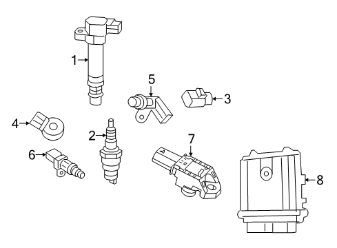 2024 Jeep Wrangler MODULE-GENERIC ENGINE Diagram for 68575471AB