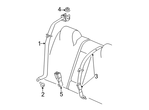 2022 Dodge Challenger SEAT BELT-FRONT Diagram for 1SG58DX9AK