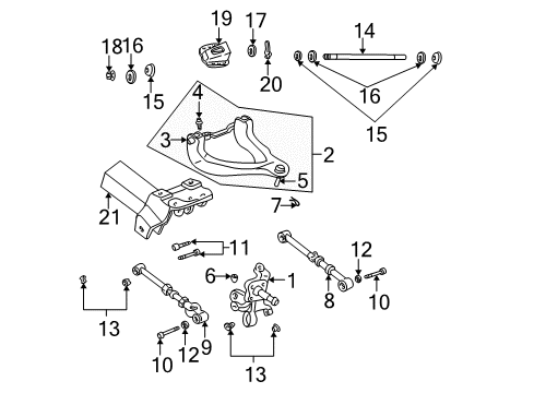 2005 Dodge Stratus Special Head Diagram for 6513505AA