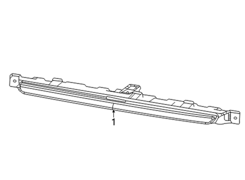 2021 Jeep Grand Cherokee L High Mount Lamps Diagram