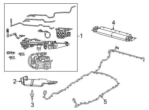 2022 Ram 1500 Suspension Components, Lower Control Arm, Upper Control Arm, Ride Control, Stabilizer Bar Diagram 4