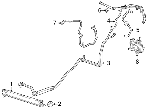 2023 Jeep Gladiator Oil Cooler Diagram 2