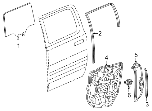 2022 Ram 1500 Rear Door Diagram 2