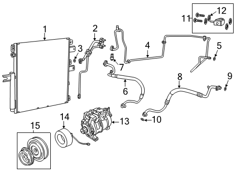 2023 Ram 2500 A/C Compressor Diagram 2