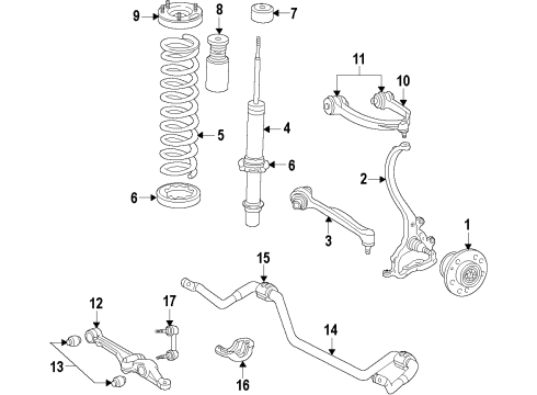 2018 Chrysler 300 SUSPENSION Diagram for 68544214AA