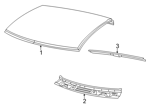 2022 Ram 1500 Classic Roof & Components Diagram 3