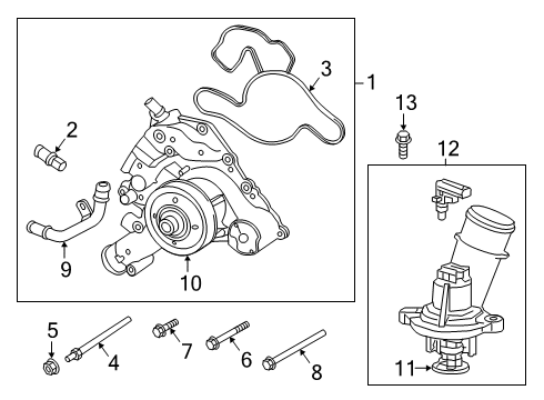 2023 Ram 3500 Water Pump Diagram 1