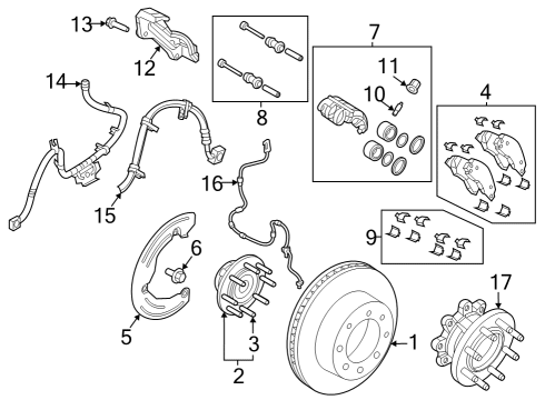 2022 Ram 3500 Anti-Lock Brakes Diagram 1