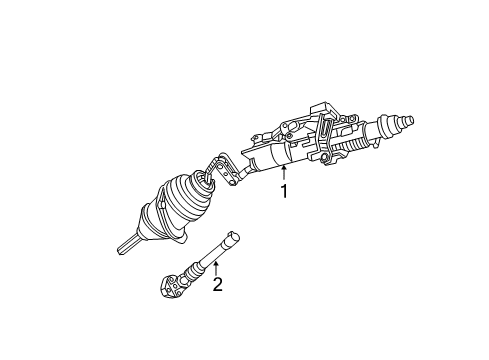 2023 Dodge Charger Steering Column Assembly Diagram