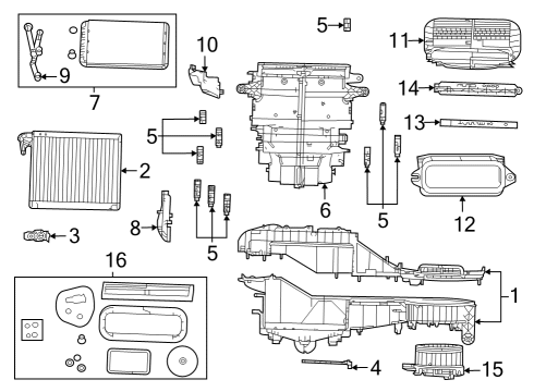 2022 Jeep Grand Cherokee A/C LIQUID Diagram for 68381215AC