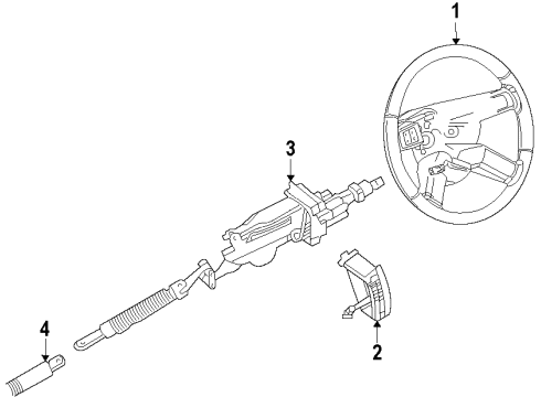 2020 Dodge Charger STEERING Diagram for 55057340AB