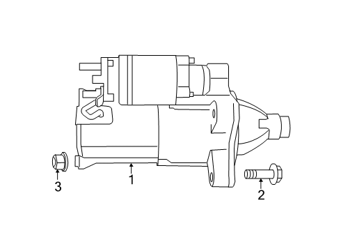 2023 Jeep Gladiator Starter Diagram 2