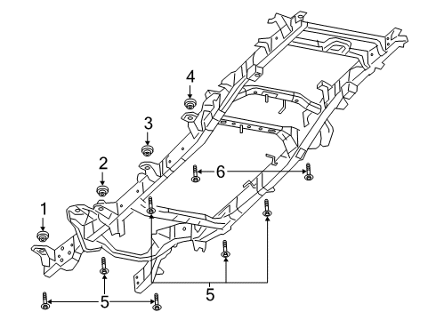 2022 Ram 2500 Frame & Components Diagram 3