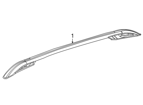 2024 Jeep Grand Cherokee L Luggage Carrier Diagram 3