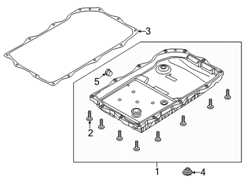 2024 Jeep Grand Wagoneer L Transmission Components Diagram