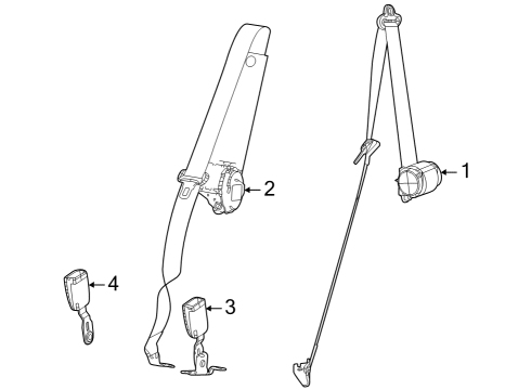 2022 Jeep Grand Cherokee Seat Belt Diagram 2